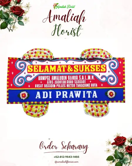 Papan Bunga Ucapan Selamat Baseh